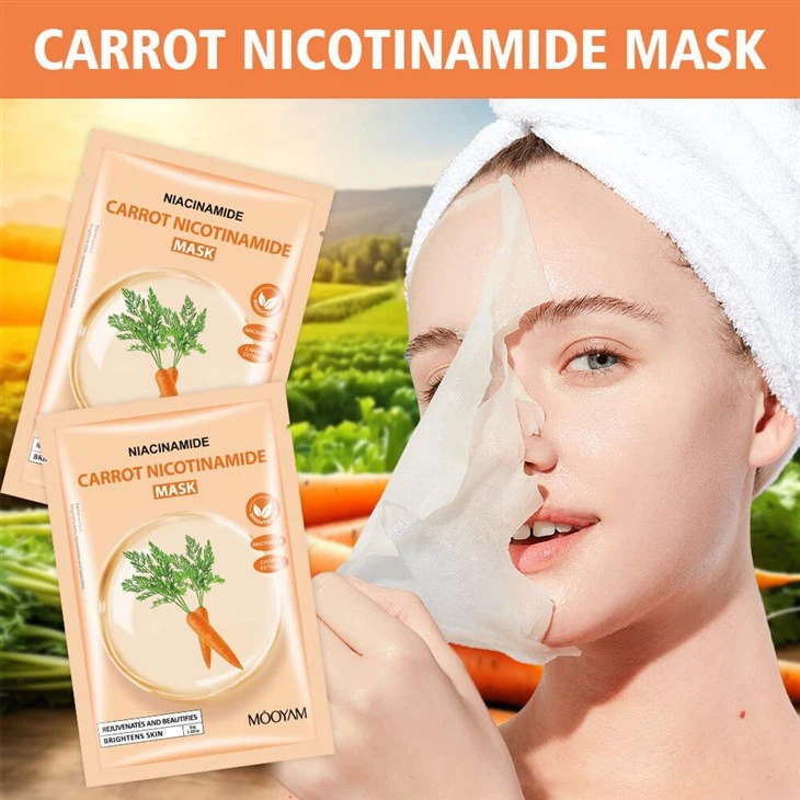 Glow Naturally! Reveal Brighter Skin With MOOYAM Carrot Niacinamide Facial Mask